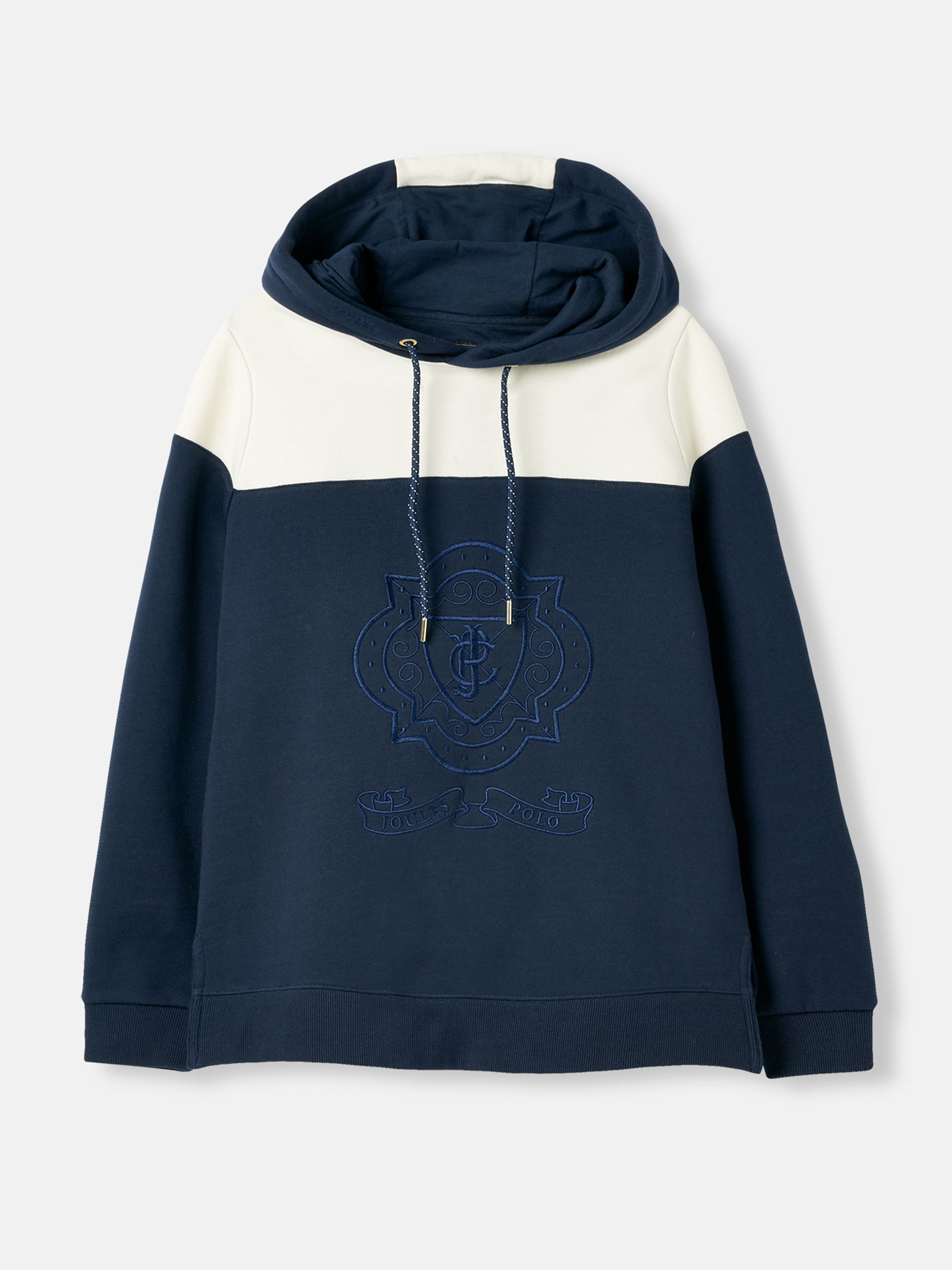 Buy Alexa Navy Embroidered Hoodie from the Joules online shop