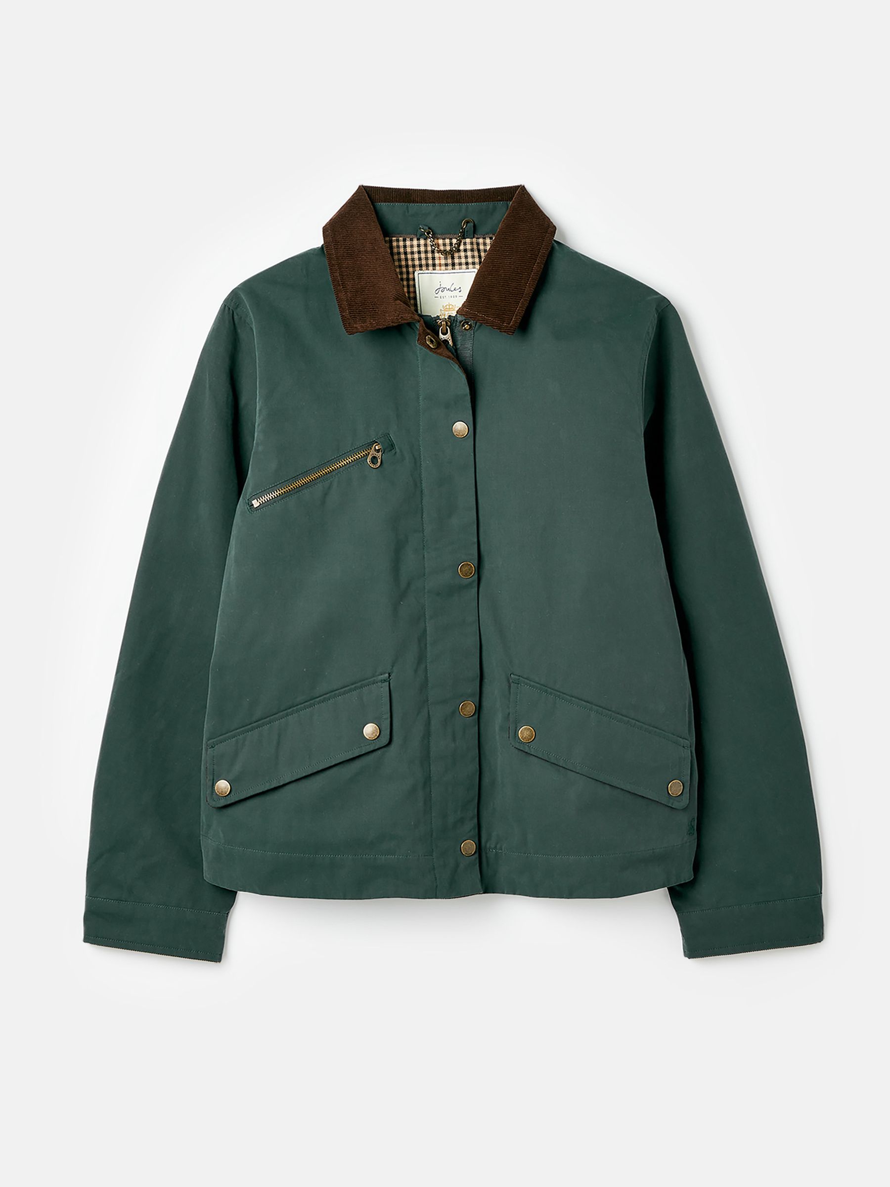 Buy Belfield Teal Blue Shower Resistant Dry Wax Jacket from the Joules ...