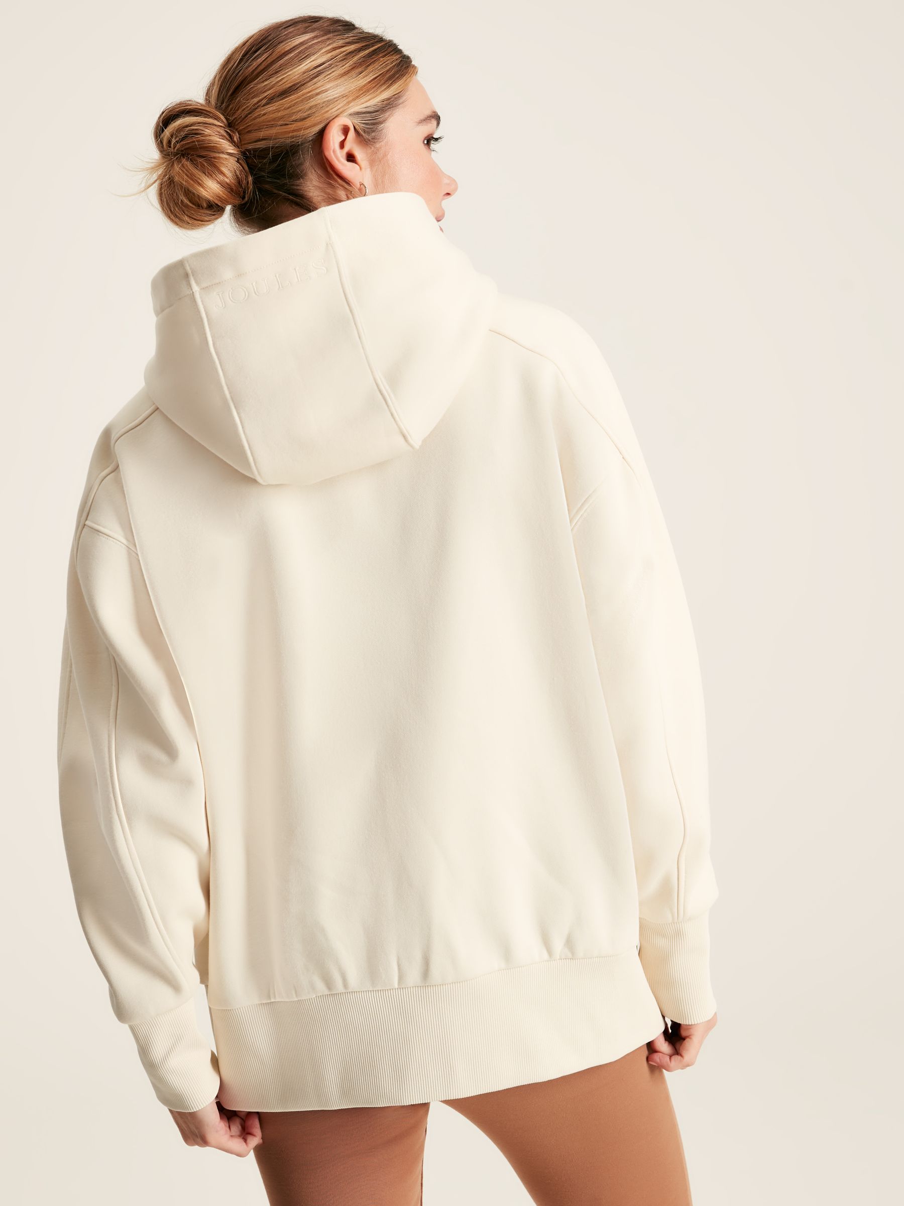 Buy Cara Cream Oversized Hoodie from the Joules online shop