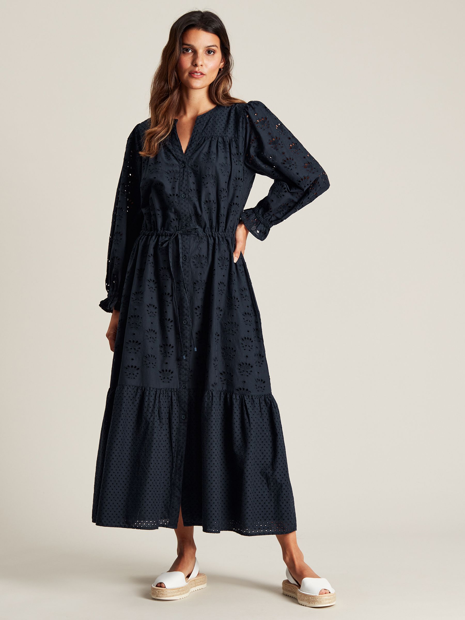 Buy Joules Juliana Broderie Dress from the Joules online shop