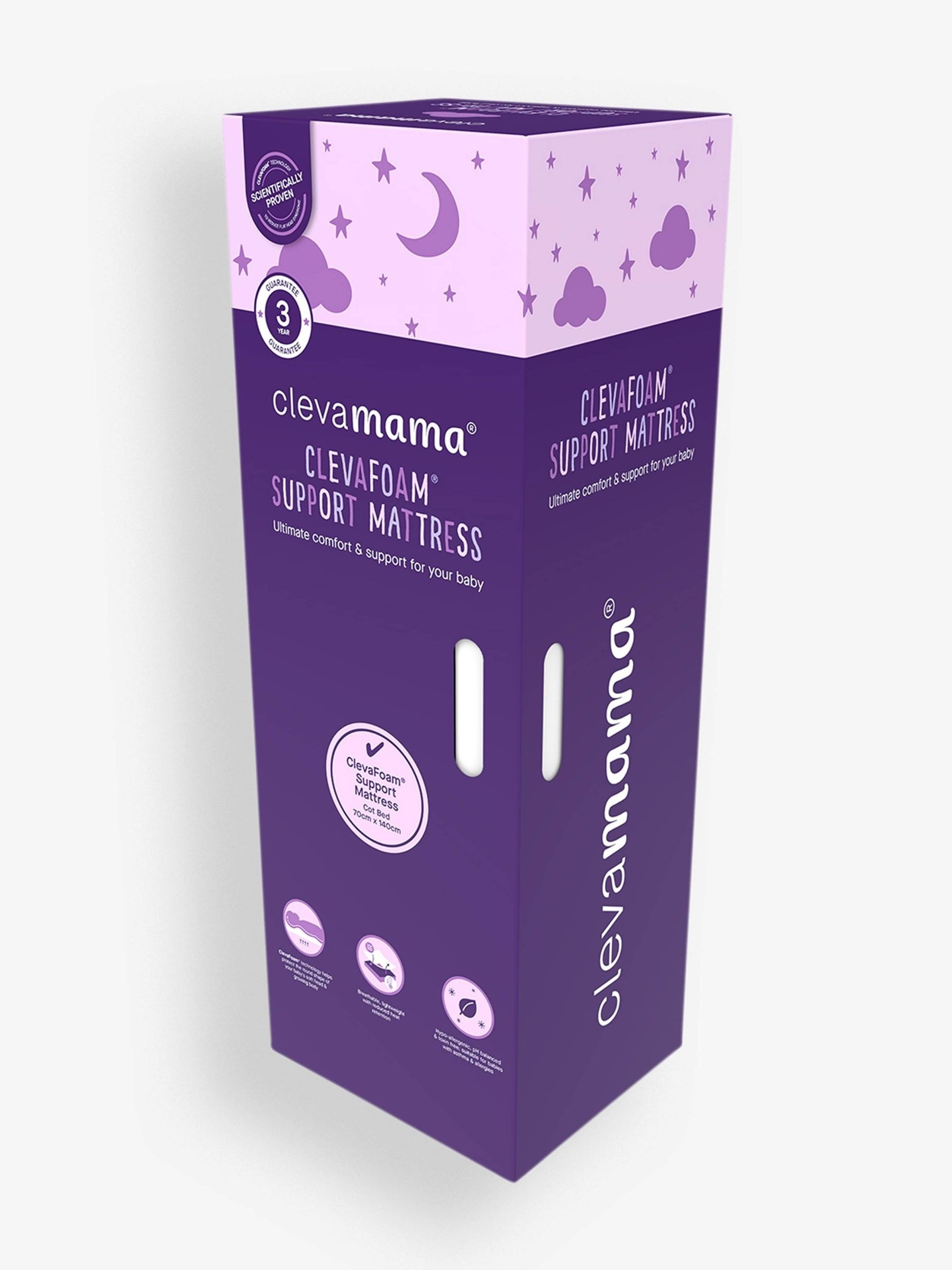 Buy Clevamama Premium ClevaFoam® Cot Support Mattress from the JoJo