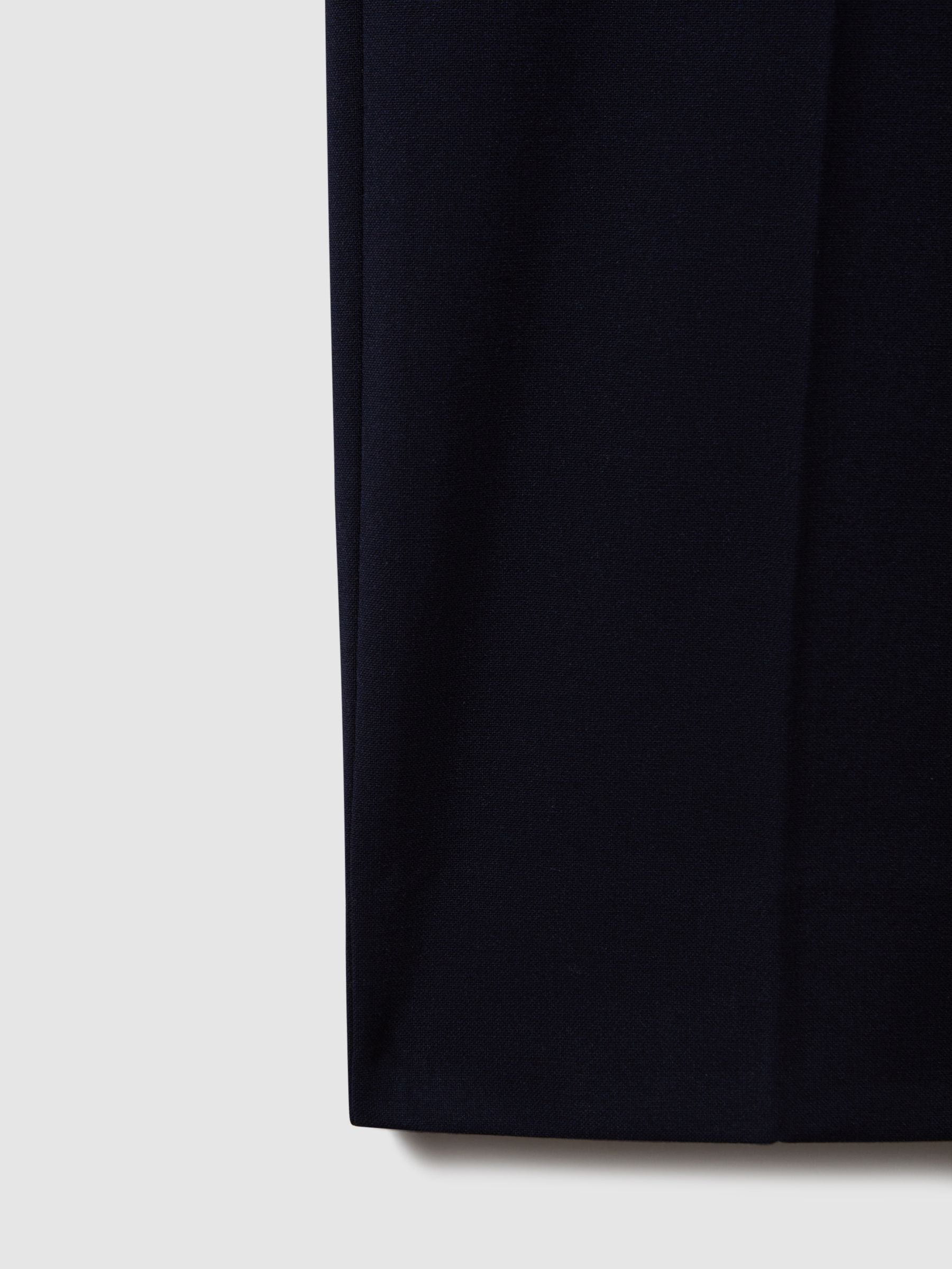 Relaxed Drawstring Trousers in Navy - REISS