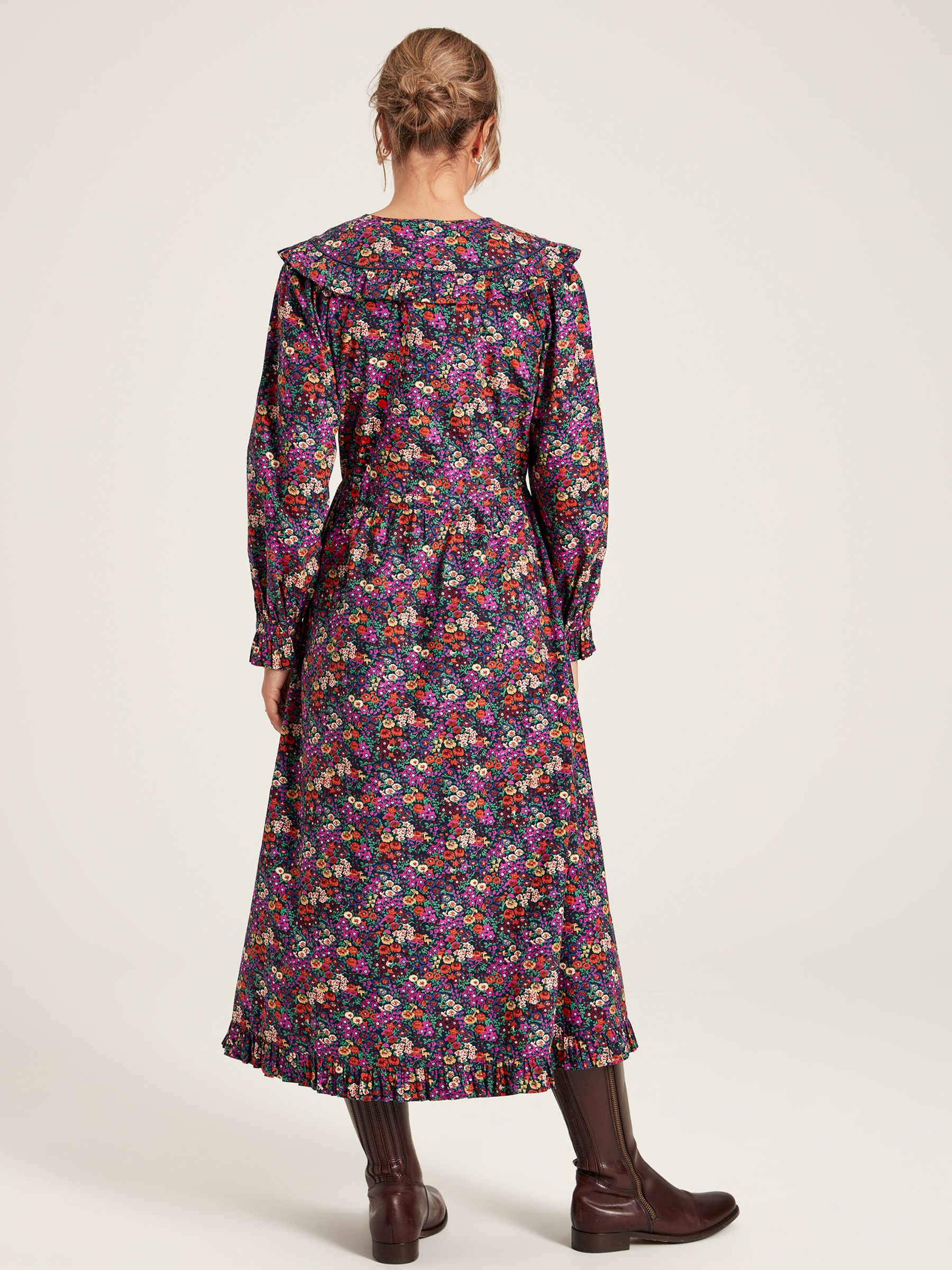 Buy Joules Heidi Frill Bib Dress from the Joules online shop