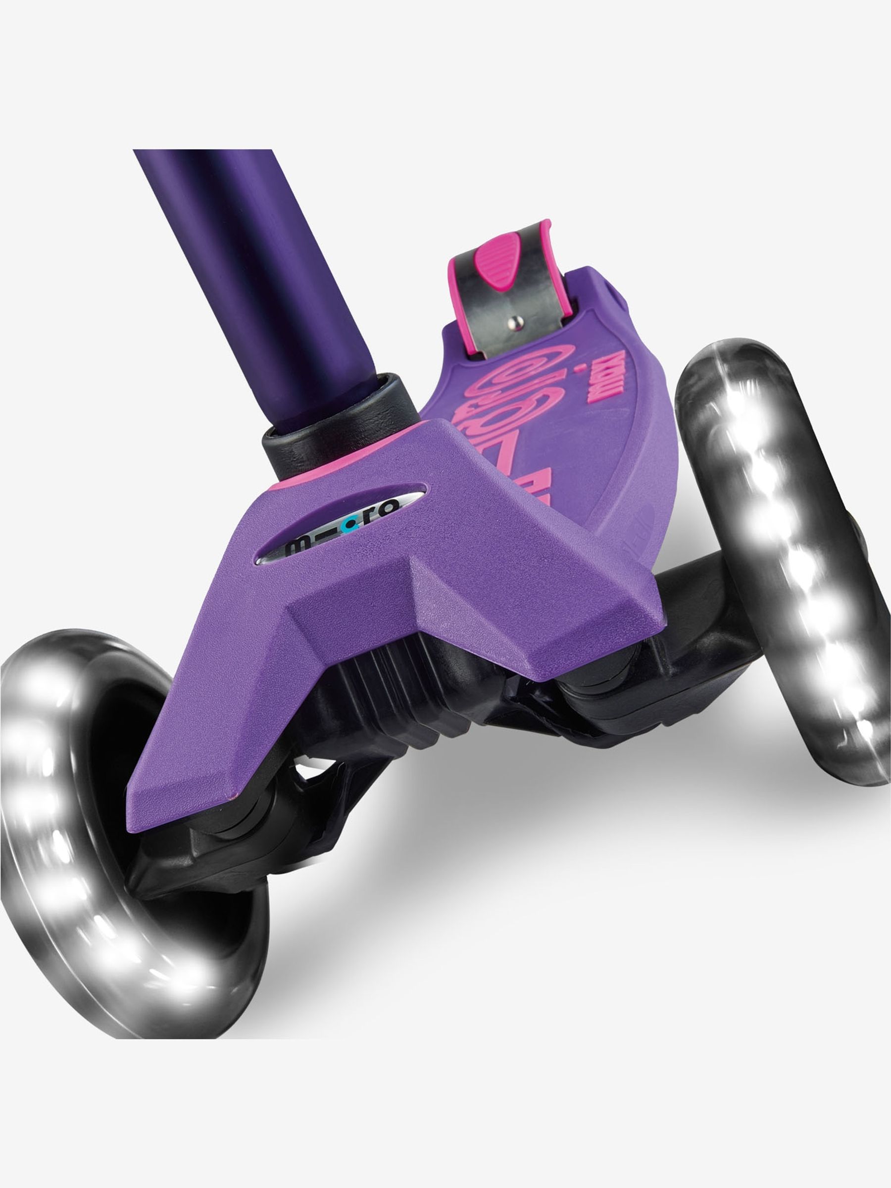 Buy Purple Micro Scooters Maxi Micro Deluxe LED Scooter from the JoJo