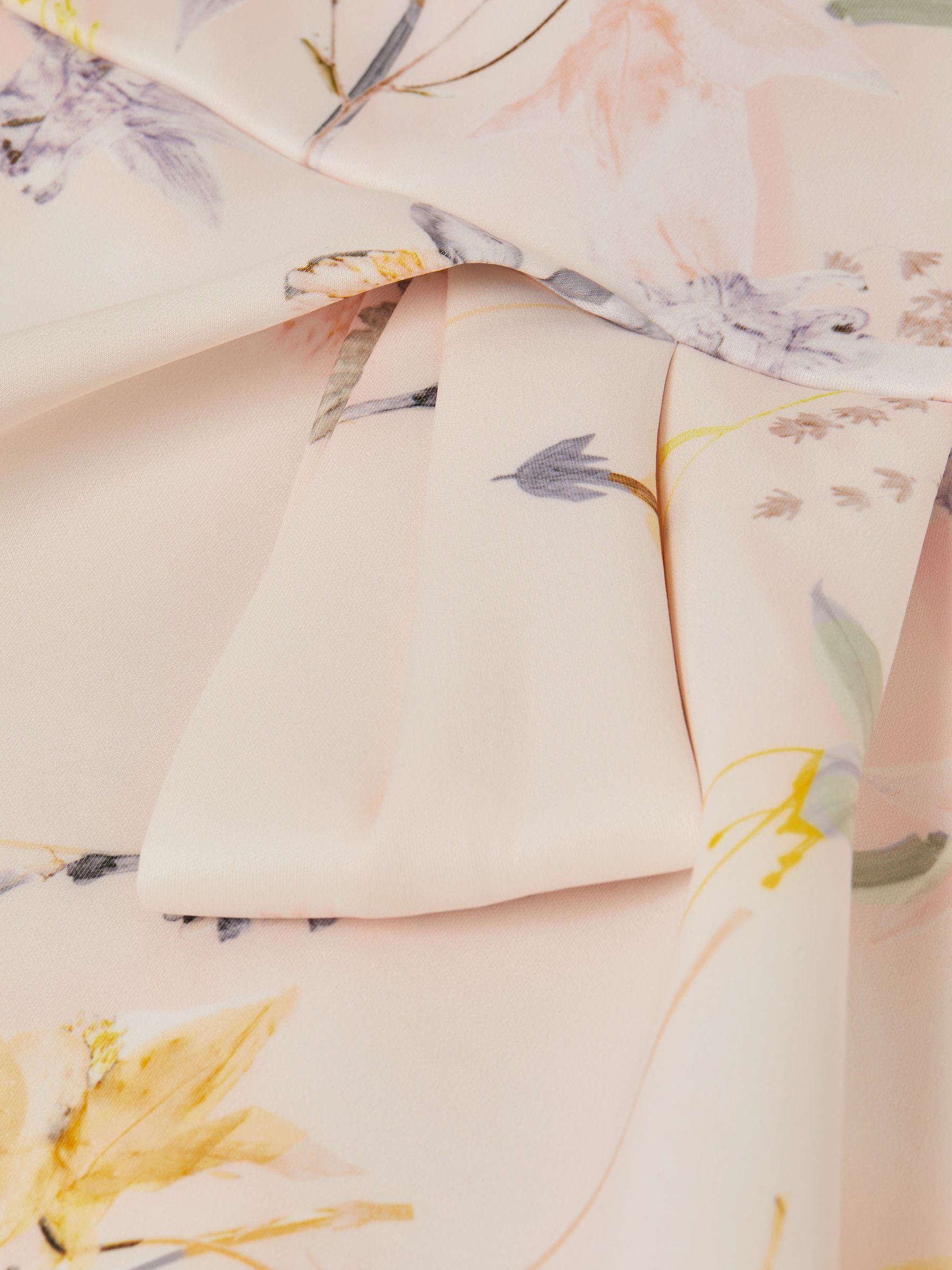 Reiss Eda Scuba Floral Printed Dress - REISS