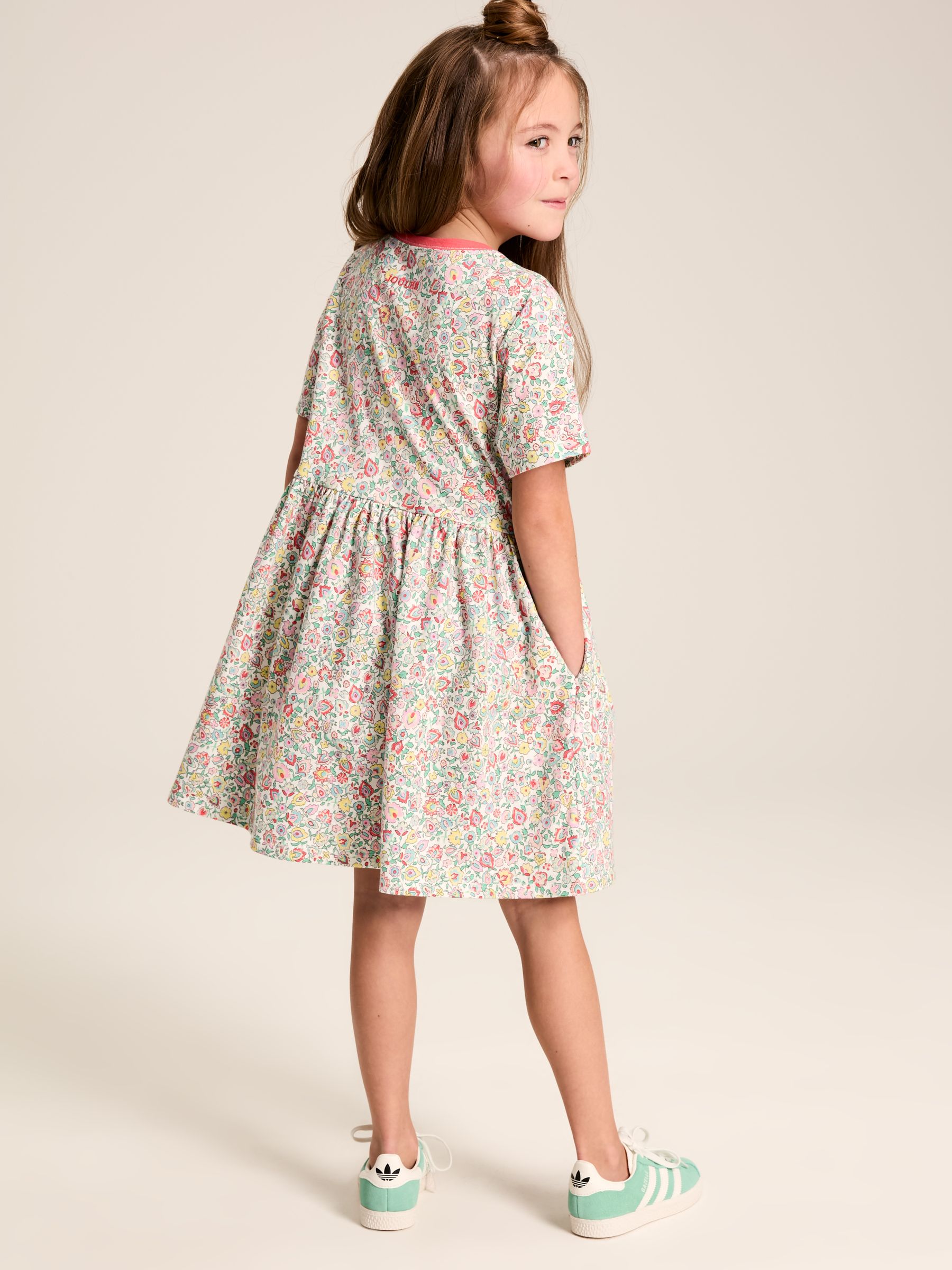 Buy Skye Multi Print Jersey T-Shirt Dress from the Joules online shop