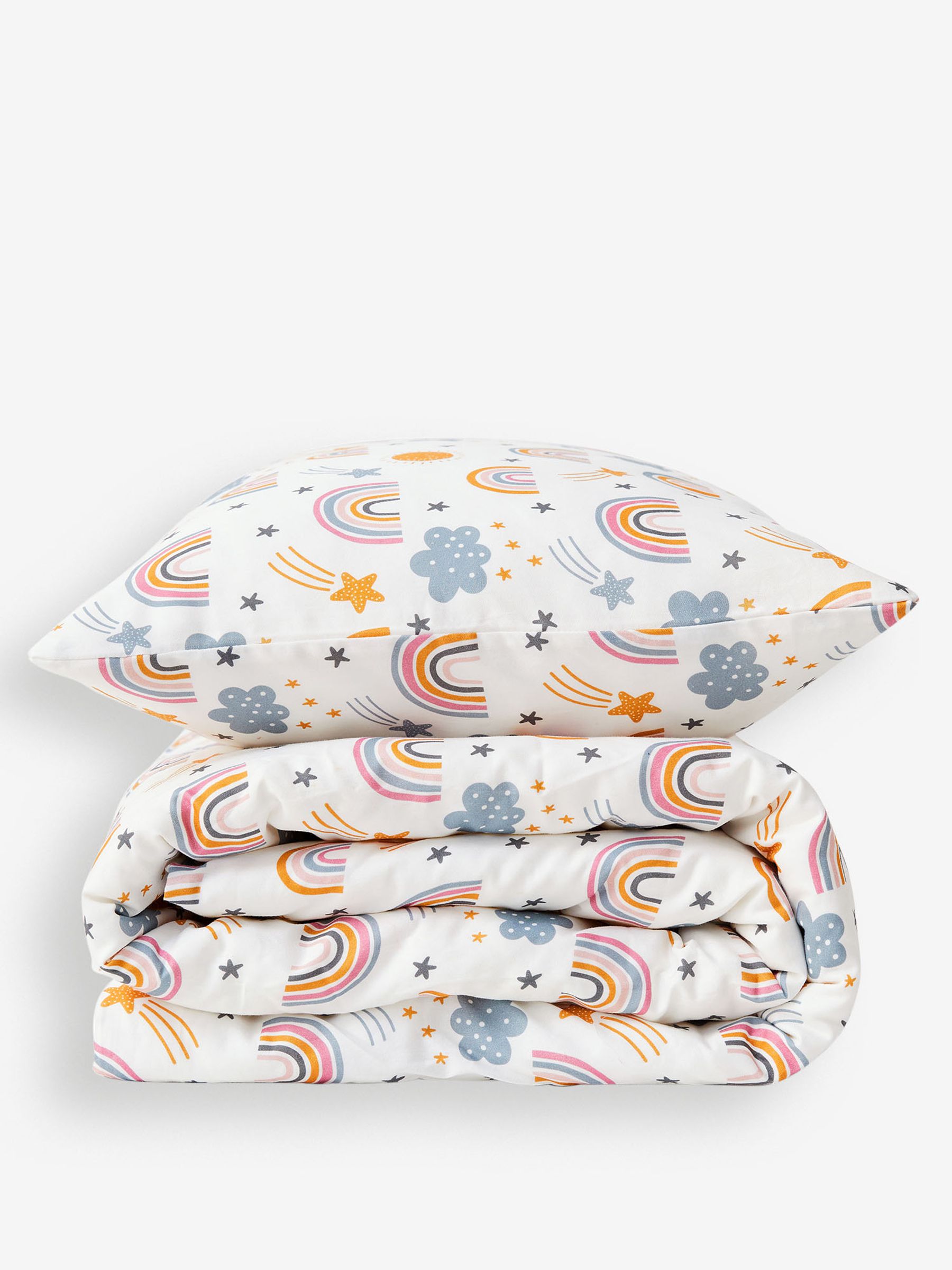 Buy Kabode Rainbow Cot Bed Duvet Cover & Pillowcase from the JoJo Maman