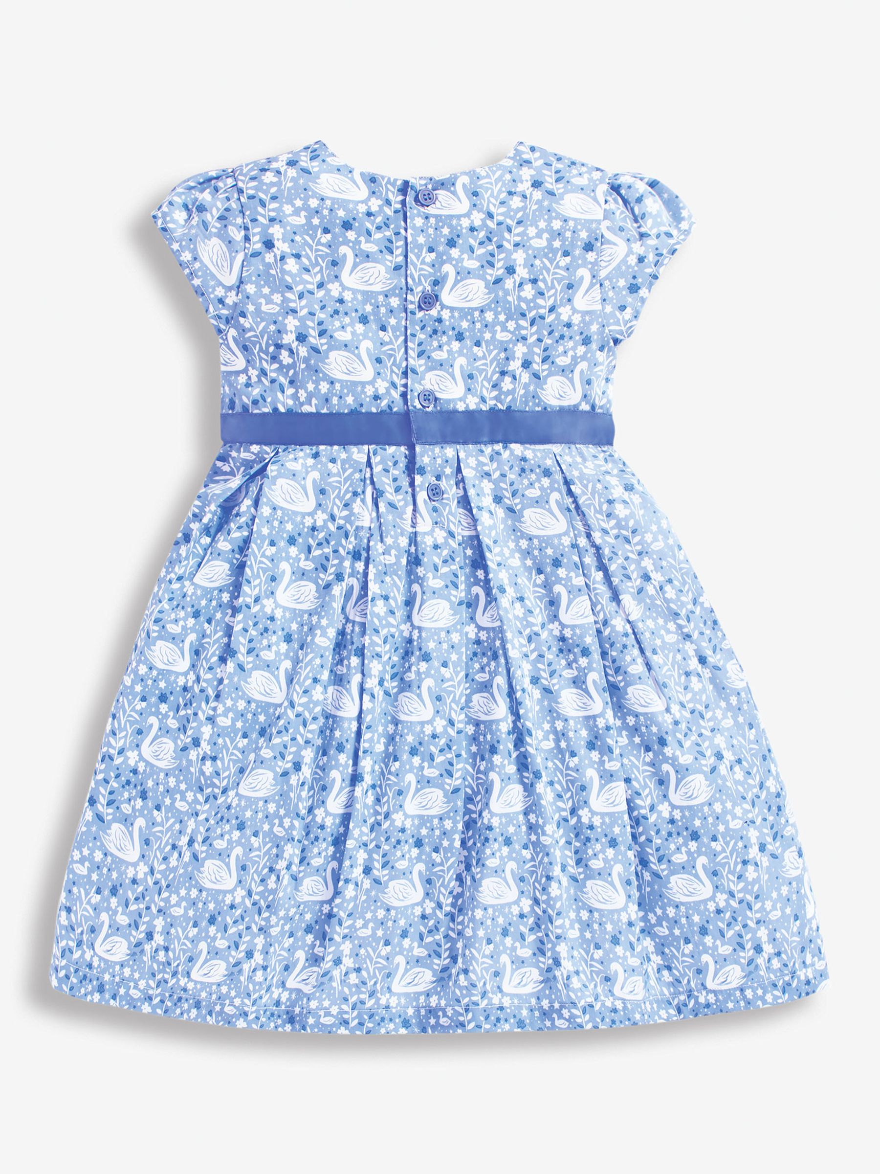 Buy JoJo Maman Bébé Girls' Swan Party Dress from the JoJo Maman Bébé UK ...