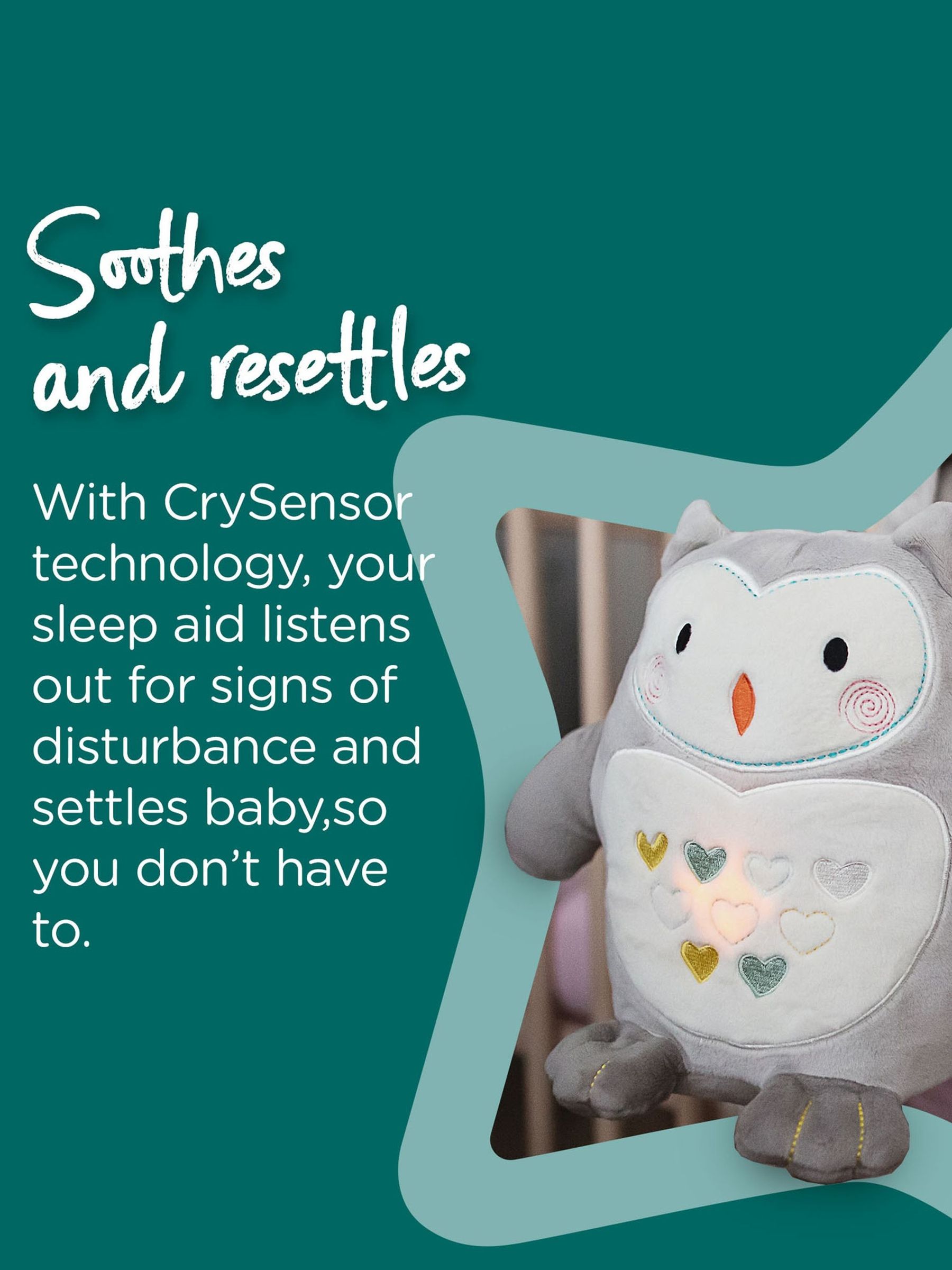 Buy Tommee Tippee Ollie the Owl Sound & Light Sleep Aid from the JoJo