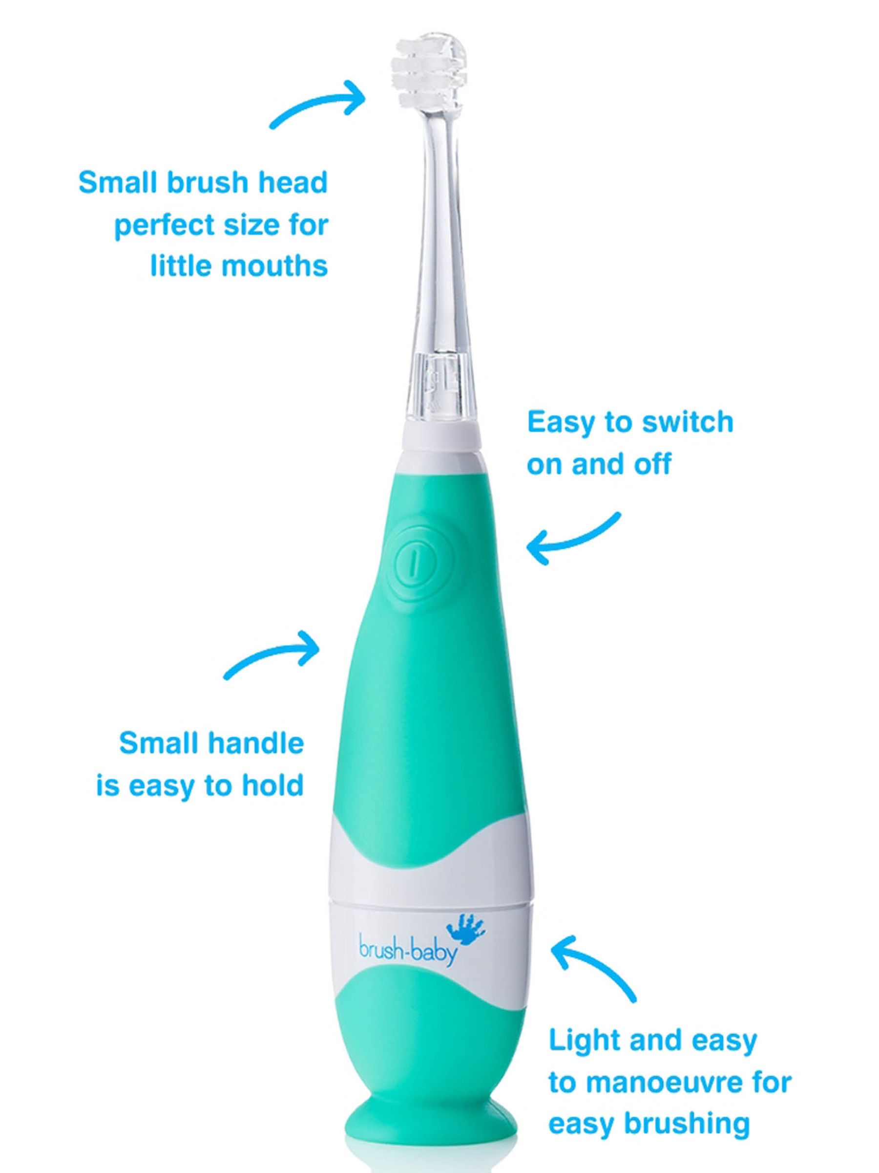 Buy BrushBaby BabySonic Electric Toothbrush from the JoJo Maman Bébé