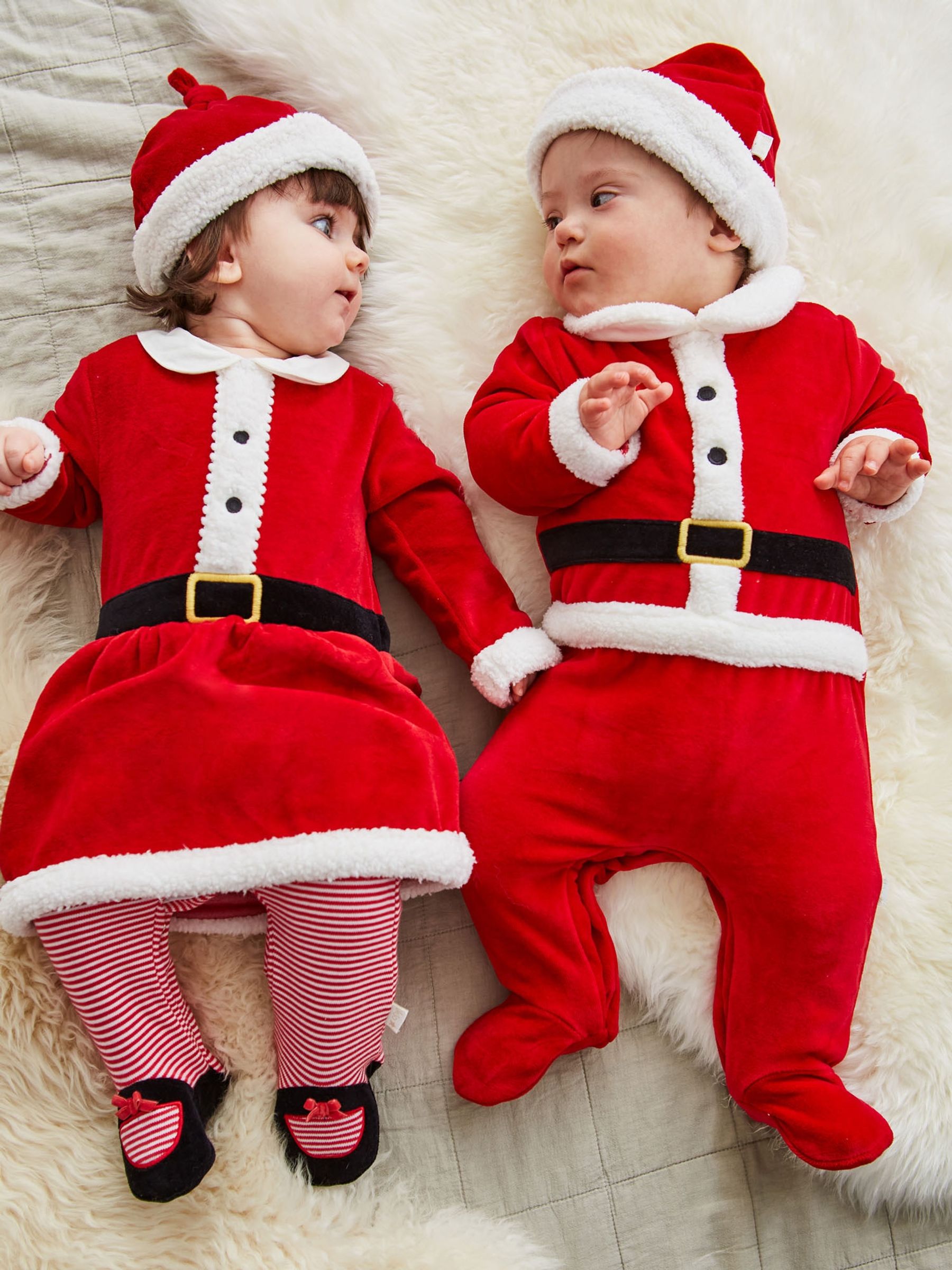 Buy Red 2-Piece Father Christmas Outfit Set from the JoJo Maman Bébé UK ...