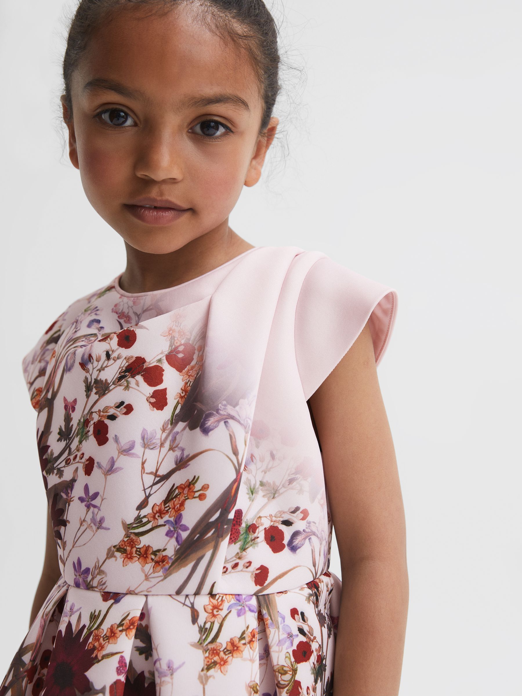 Reiss Tammy Scuba Floral Printed Dress - REISS