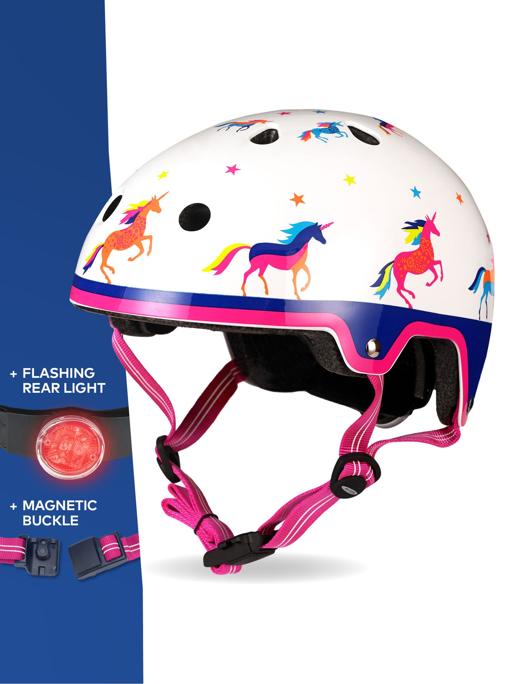 Buy Unicorn Micro Scooter Deluxe Unicorn Curved Helmet Medium from the