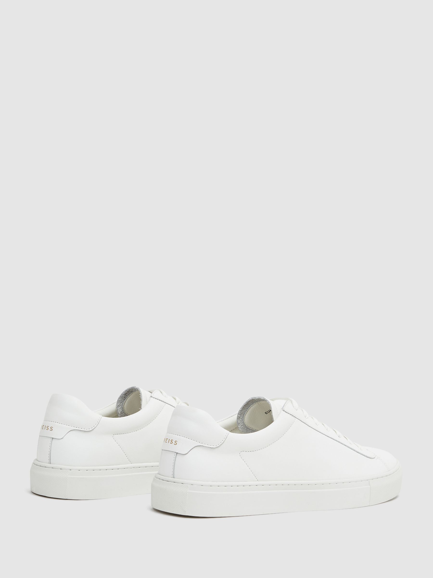 Reiss Finley Leather Trainers - REISS
