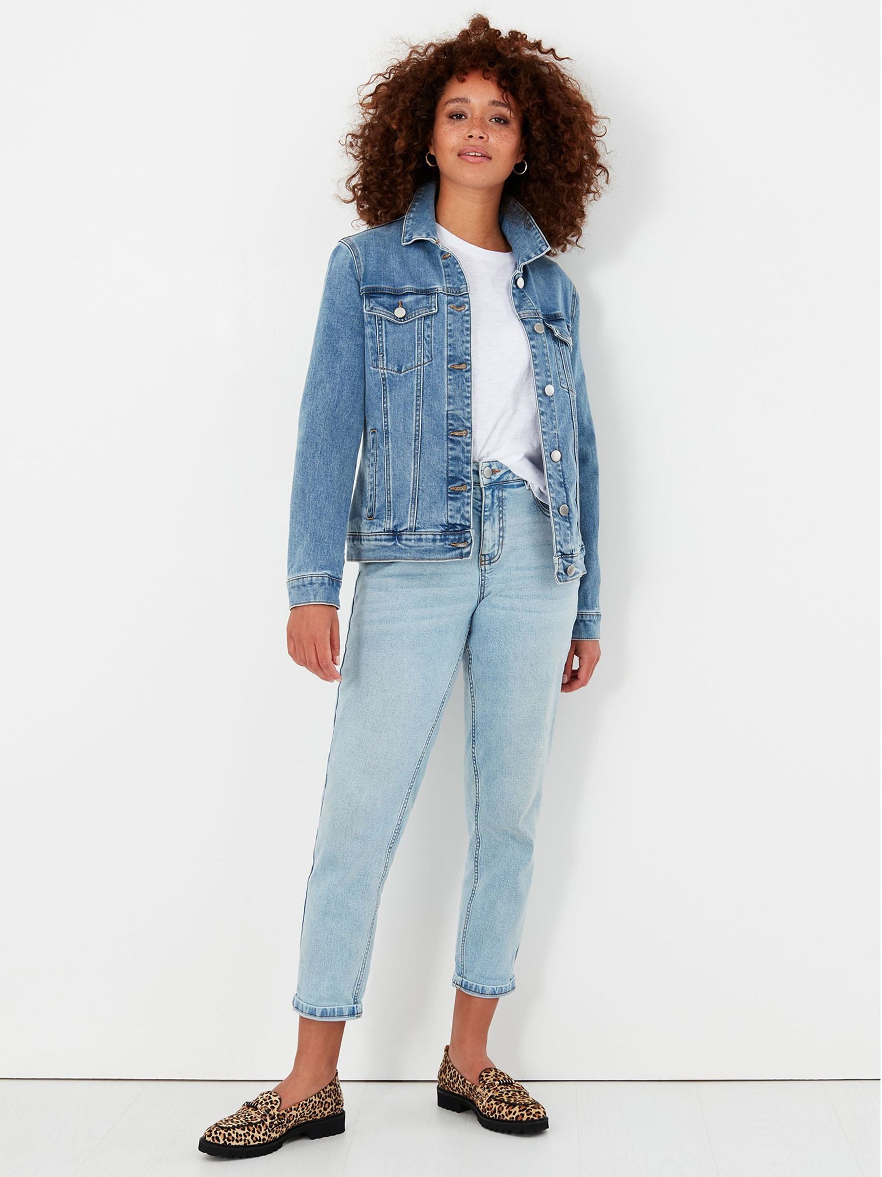 Buy Joules Blue Arkley Relaxed Denim Jacket from the Joules online shop