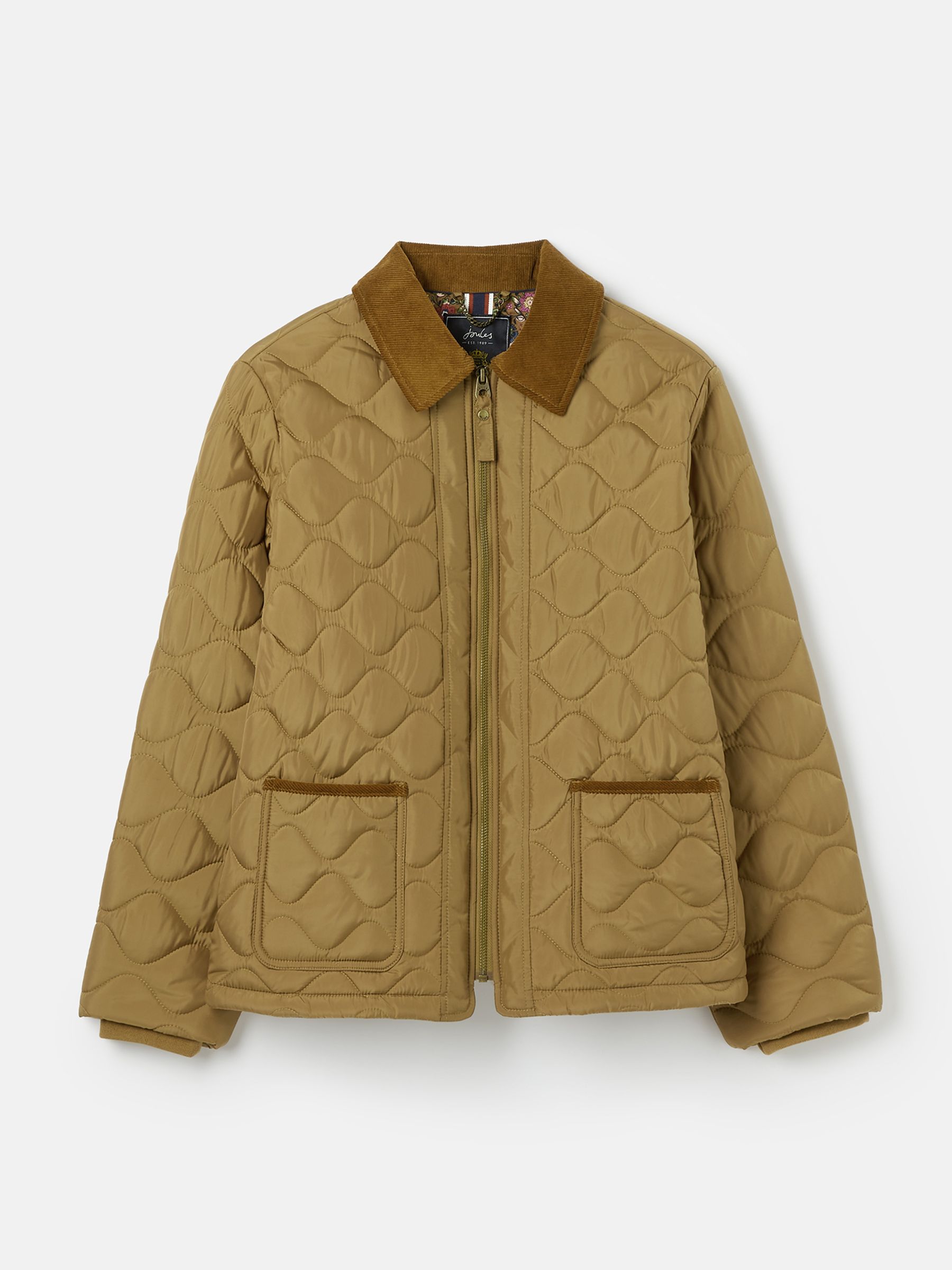 Buy Lockwood Brown Onion Quilt Jacket from the Joules online shop