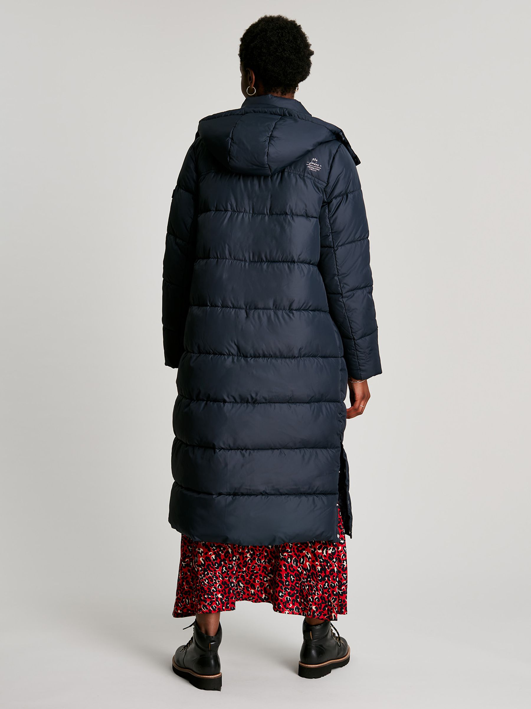 Buy Joules Blue Elberry Long Jacket from the Joules online shop