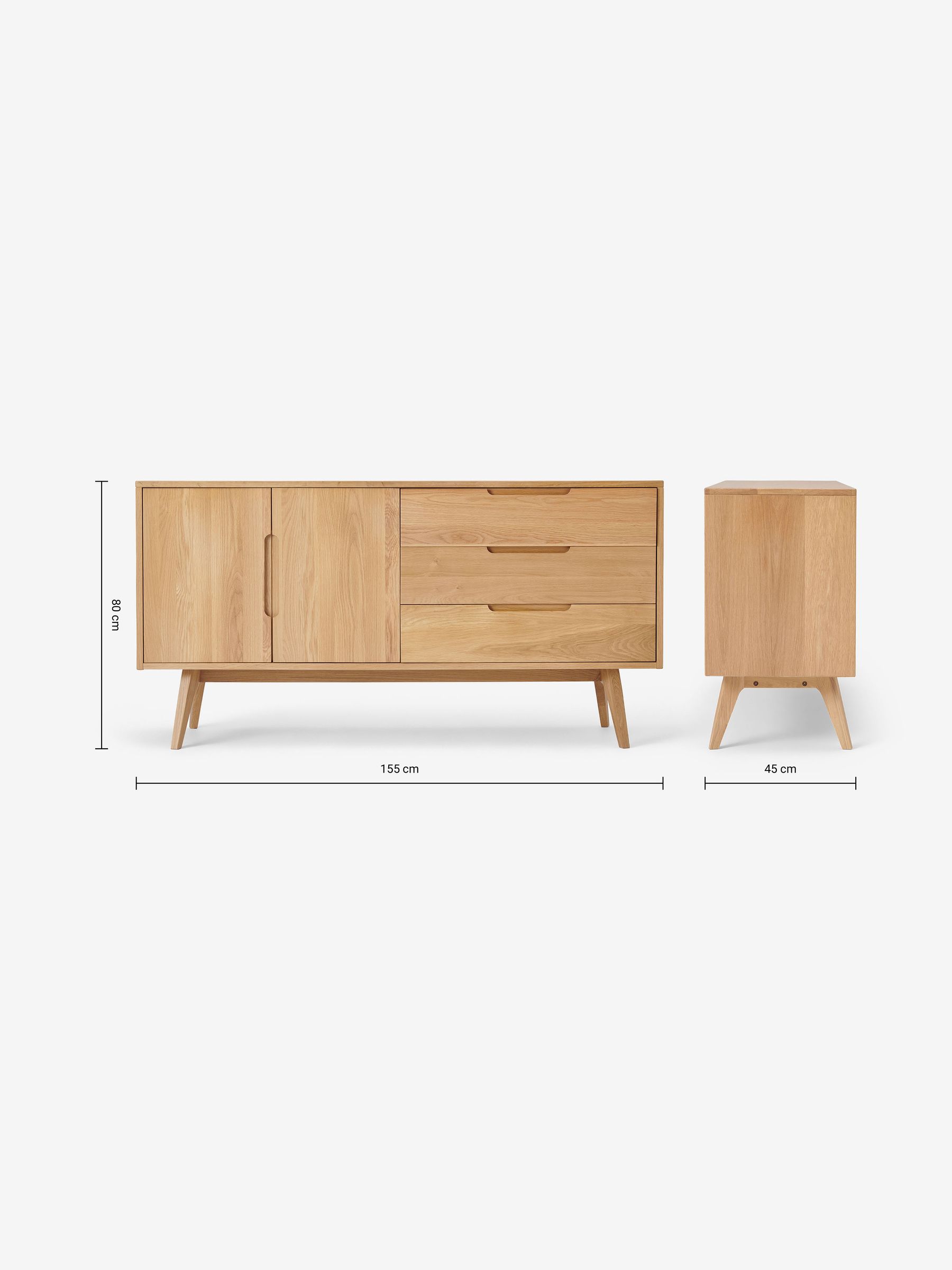 Buy Jenson Sideboard in Oak from the Made online shop