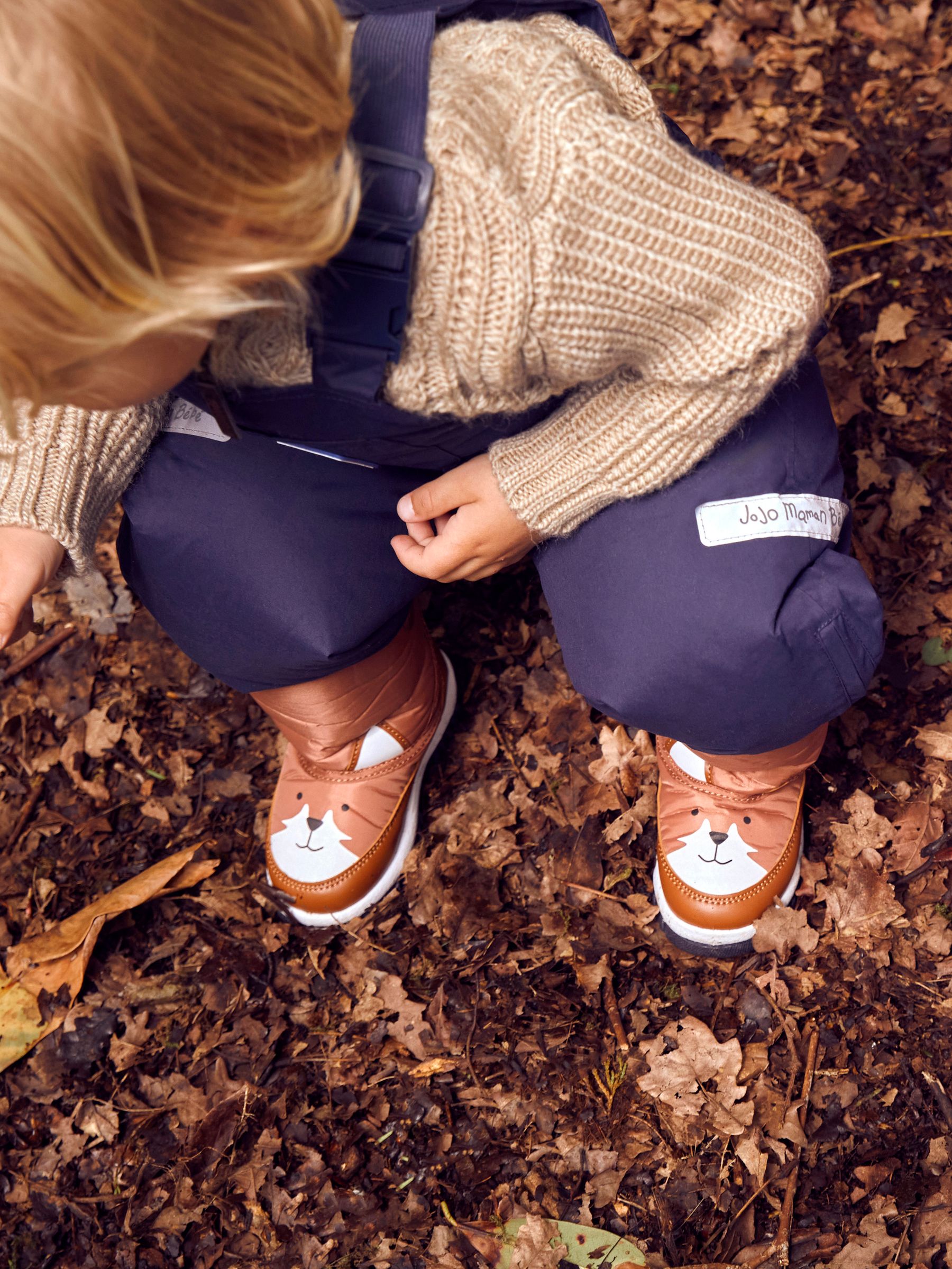 Buy Fox Snow Boots in Rust from the JoJo Maman Bébé UK online shop