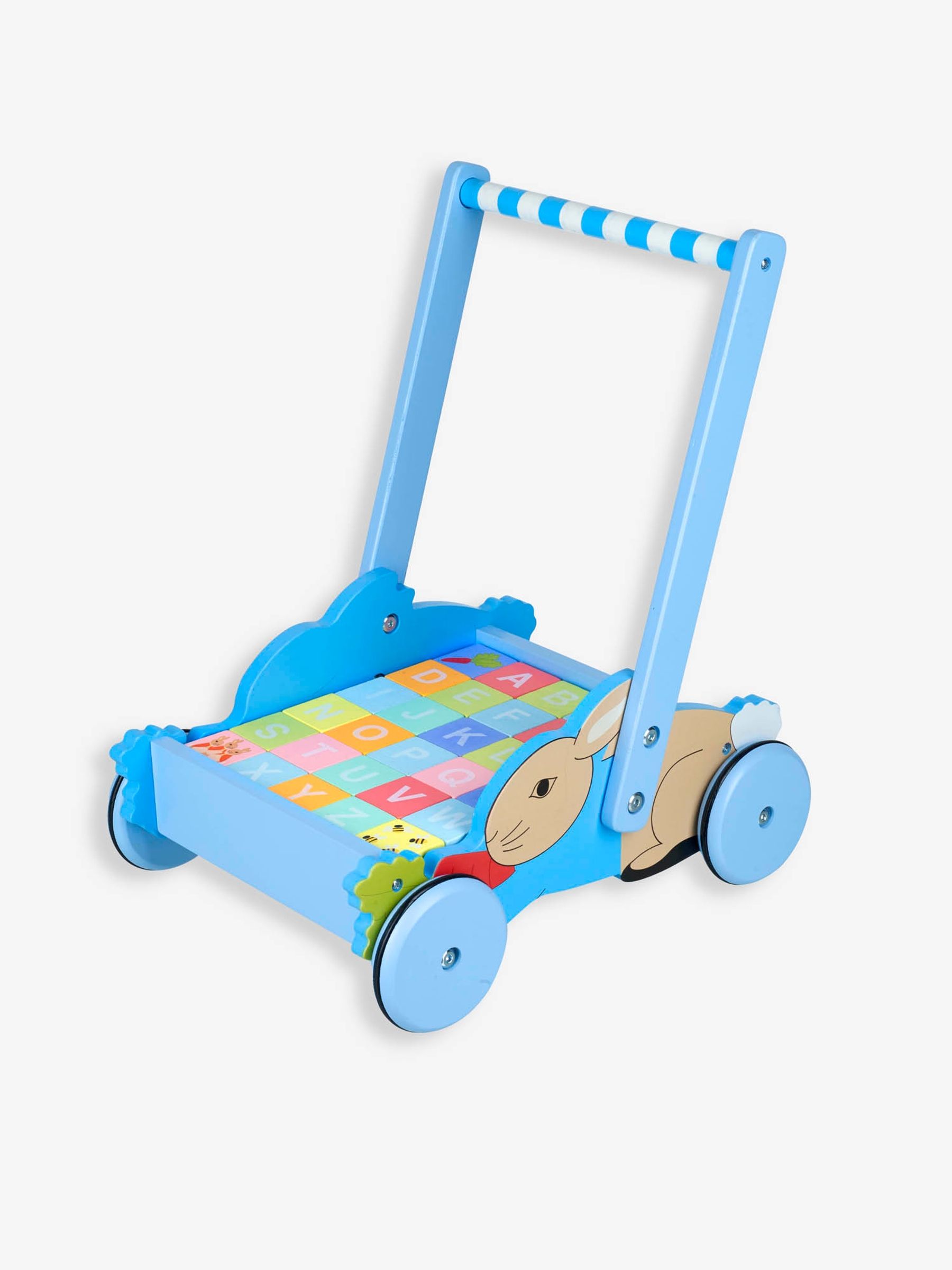 Buy Peter Rabbit Peter Rabbit Baby Walker With Wooden Blocks from the JoJo Maman Bébé UK online shop