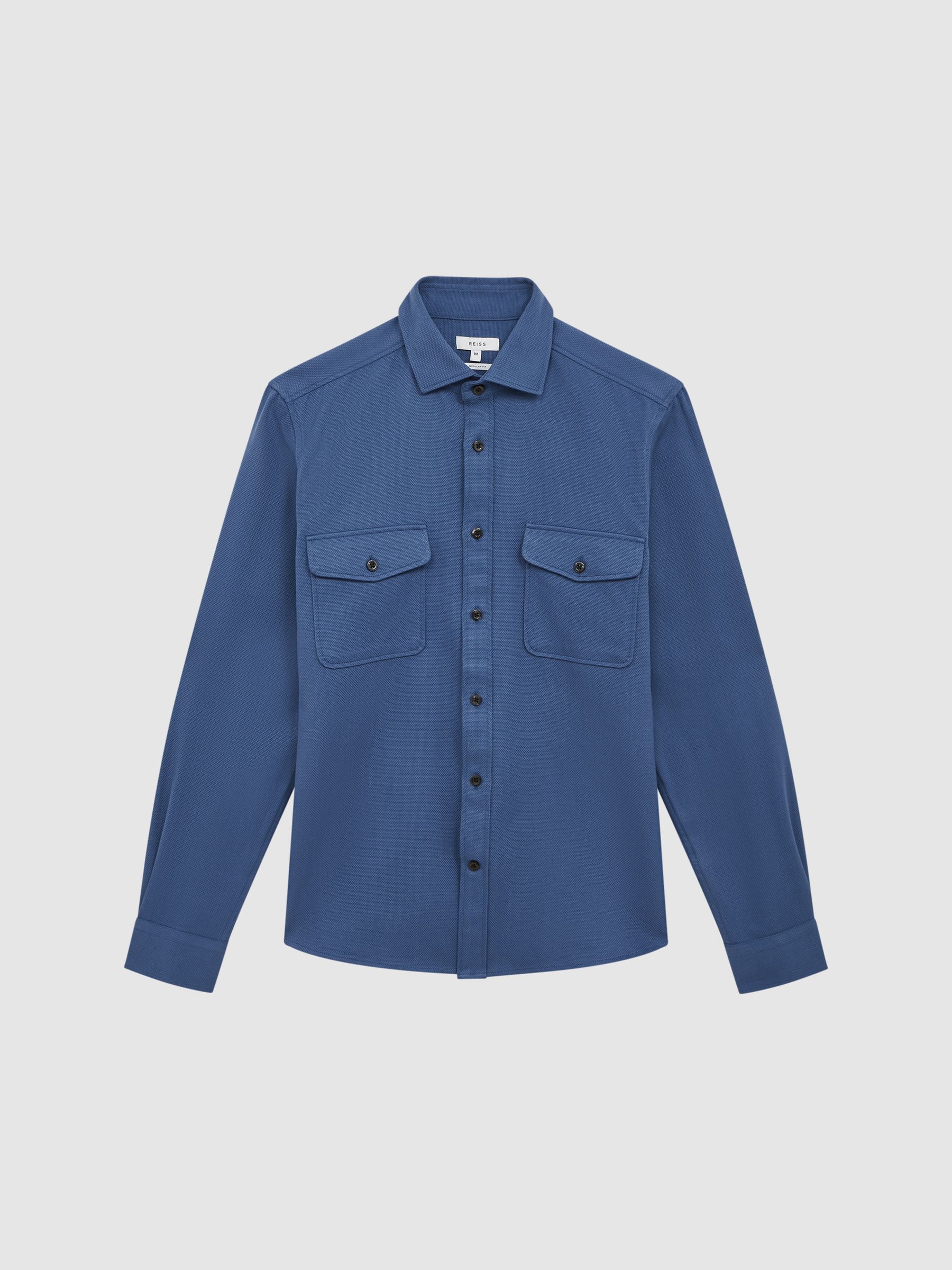 Reiss Arlo Cotton Canvas Overshirt - REISS