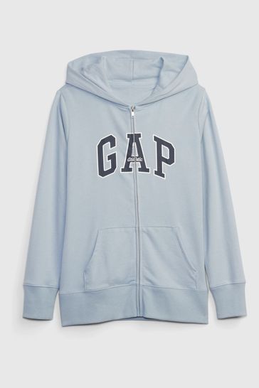 Buy Vintage Soft Arch Logo Full-Zip Hoodie from the Gap online shop