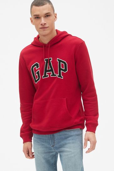 Buy Red Logo Hoodie from the Gap online shop