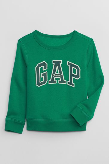 Buy Green Crew Neck Logo Sweatshirt (12mths-5yrs) from the Gap online shop