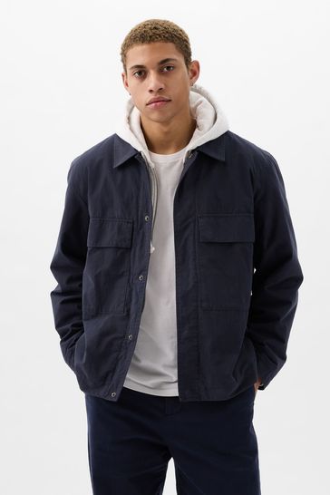 Buy Blue Utility Jacket from the Gap online shop