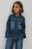 9-13 yrs Elasticated Embellished Denim Jumpsuit in Blue - Image 1 of 1