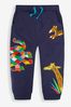 Navy Elmer Appliqué With Pet In Pocket Joggers - Image 1 of 1