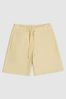 Drawstring Jersey Shorts in Lemon - Image 1 of 1
