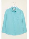 Turquoise Blue Olivia Linen Shirt - Image 1 of 1