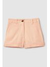 4-9 yrs Linen Loose Fit Shorts in Apricot - Image 1 of 1