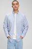 Blue Stripe Regular Fit Long Sleeve Oxford Shirt - Image 1 of 1
