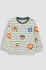 Ecru Safari Animal Heads Appliqué Motif Top - Image 1 of 1