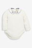 Tractor Embroidered Collar Body in Ecru - Image 1 of 1