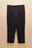 Navy Slim Fit Linen Stripe Suit Trousers - Image 1 of 1