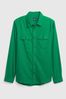 Green Button-Up Pocket Long Sleeve Shirt - Image 1 of 1