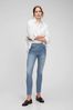 Light Indigo Blue High Waisted Stretch Skinny Jeans - Image 1 of 1