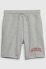 Grey Atheletic Logo Loose Fit Sweat Shorts - Image 1 of 1