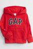 Red Logo Zip Up Hoodie (Newborn-5yrs) - Image 1 of 1