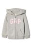 Light Grey Logo Zip Up Hoodie (Newborn-5yrs) - Image 1 of 1