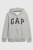 Grey Logo Zip Up Hoodie (4-13yrs) - Image 1 of 1