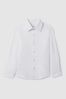 13-14 yrs Slim Fit Cotton Shirt in White - Image 1 of 1