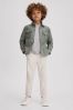3-9 yrs Brushed Cotton Patch Pocket Overshirt in Pistachio - Image 1 of 1