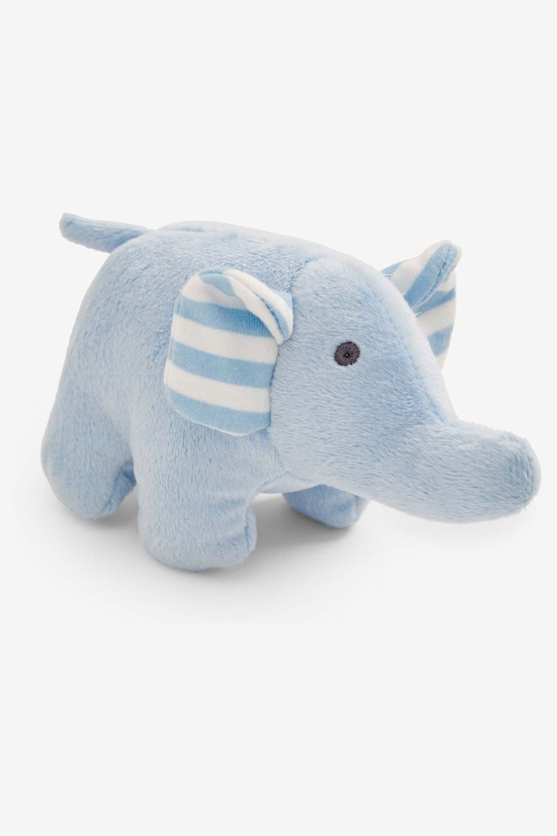 Blue Elephant Soft Rattle Toy - Image 1 of 1