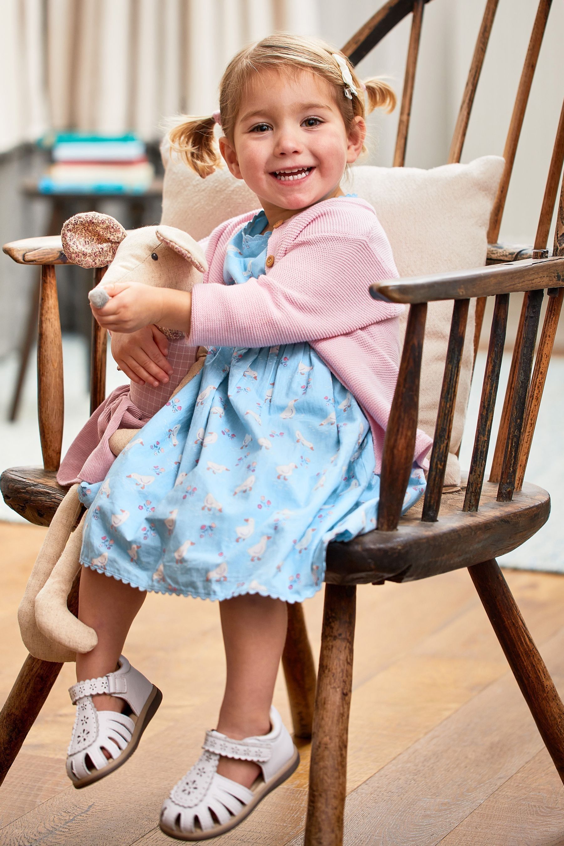 Pink Classic Cotton Cardigan - Image 1 of 1