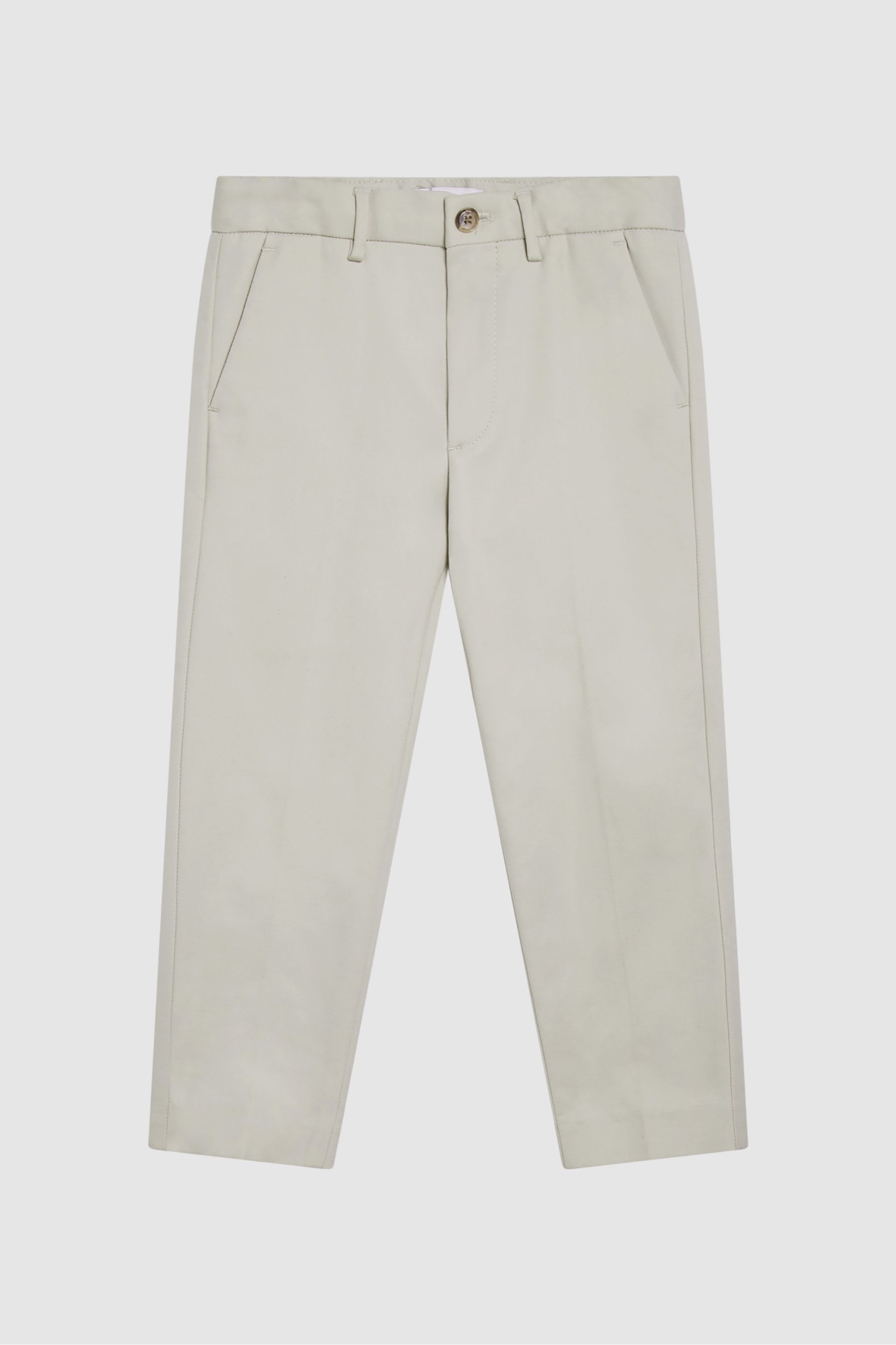 Junior Slim Fit Chinos in Stone - Image 1 of 1