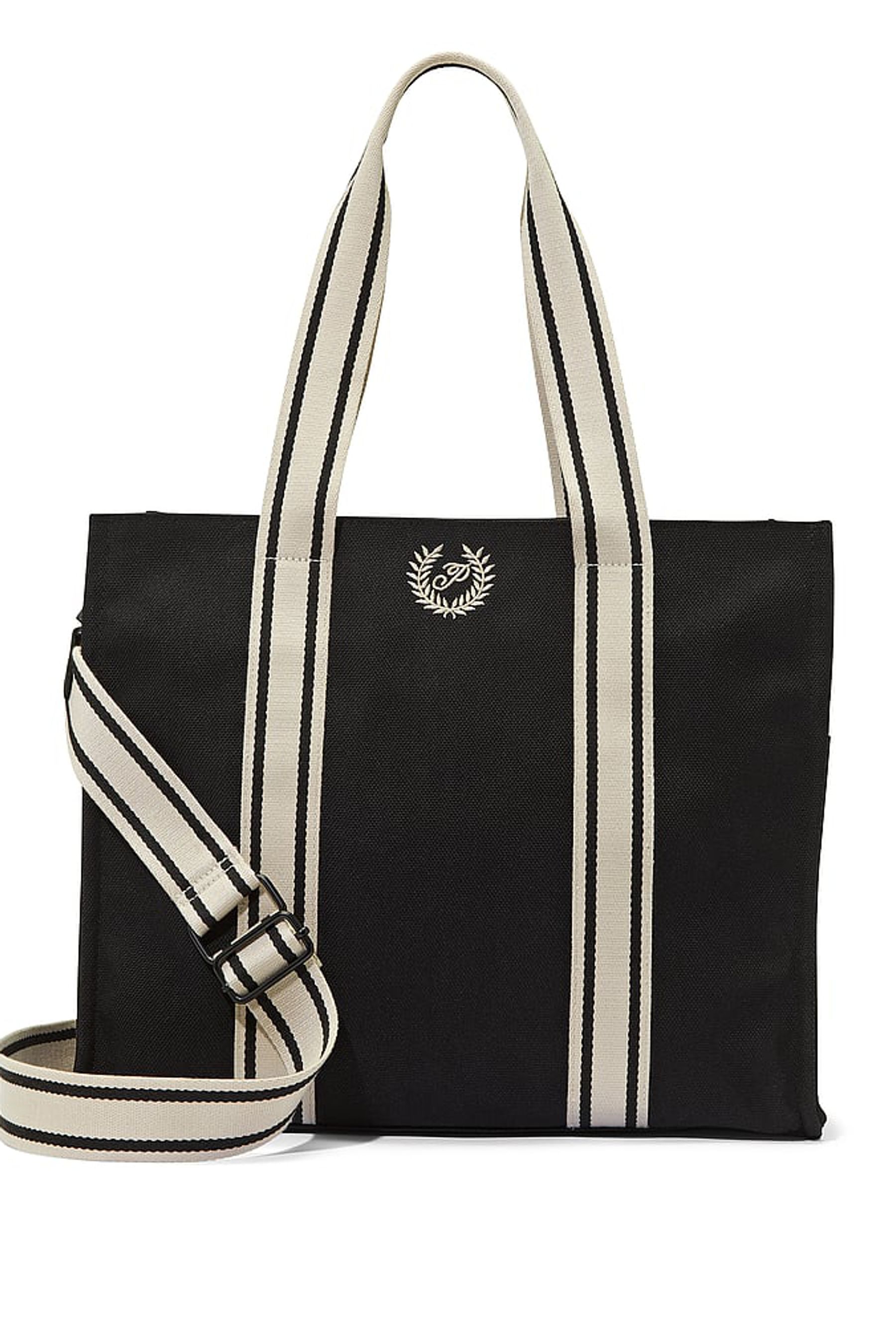 Black Large Canvas Tote Bag - Image 1 of 1